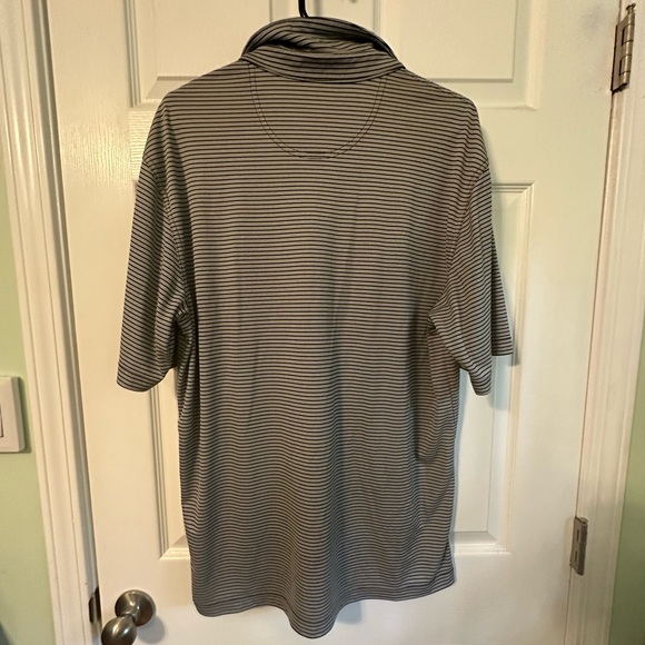 Virginia Commonwealth University black and white stripe polo - Picture 3 of 6